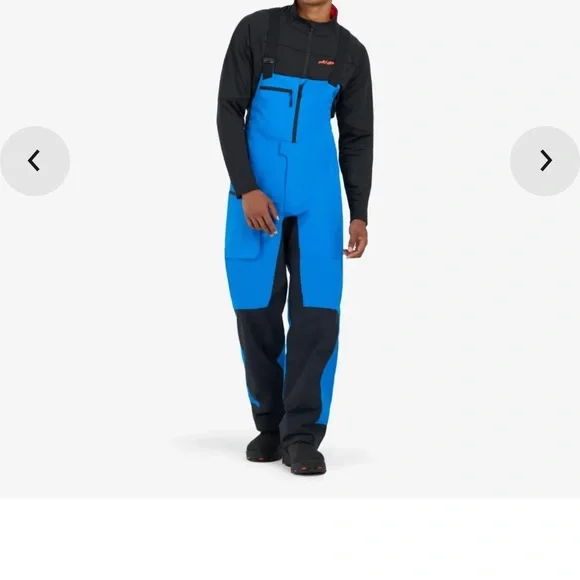 SOLD! Ski-Doo Men's Black and Blue Kona Highpants - Picture 1 of 6